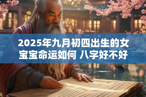 2025年九月初四出生的女宝宝命运如何 八字好不好