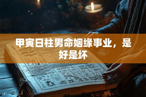 甲寅日柱男命姻缘事业，是好是坏
