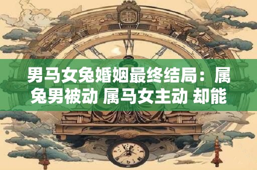 男马女兔婚姻最终结局：属兔男被动 属马女主动 却能创造幸福