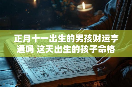 正月十一出生的男孩财运亨通吗 这天出生的孩子命格是否富贵
