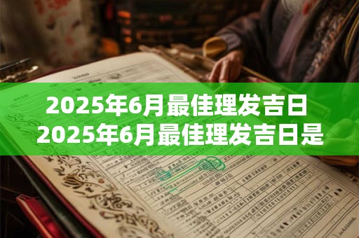 2025年6月最佳理发吉日 2025年6月最佳理发吉日是哪天