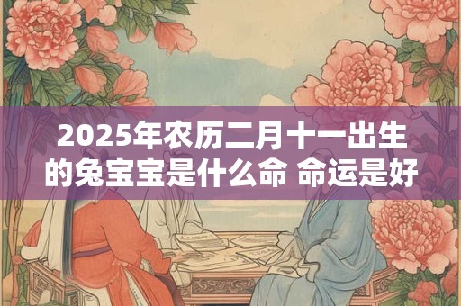 详细阅读:2025年农历二月十一出生的兔宝宝是什么命 命运是好是坏 2025年农历二月十一出生的兔宝宝是什么命 命运是好是坏