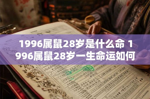 详细阅读:1996属鼠28岁是什么命 1996属鼠28岁一生命运如何 1996属鼠28岁是什么命 1996属鼠28岁一生命运如何
