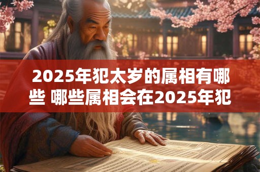 2025年犯太岁的属相有哪些 哪些属相会在2025年犯太岁 2025年犯太岁的属相有哪些 哪些属相会在2025年犯太岁