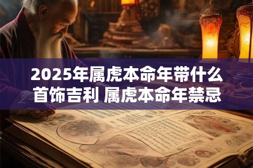 2025年属虎本命年带什么首饰吉利 属虎本命年禁忌颜色