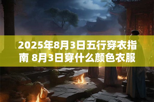 2025年8月3日五行穿衣指南 8月3日穿什么颜色衣服最旺运