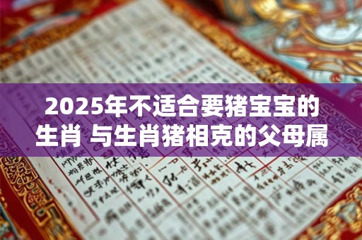 2026年不适合要猪宝宝的生肖 与生肖猪相克的父母属相