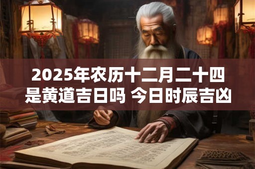 2025年农历十二月二十四是黄道吉日吗 今日时辰吉凶