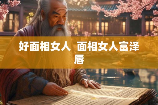 好面相女人  面相女人富泽唇