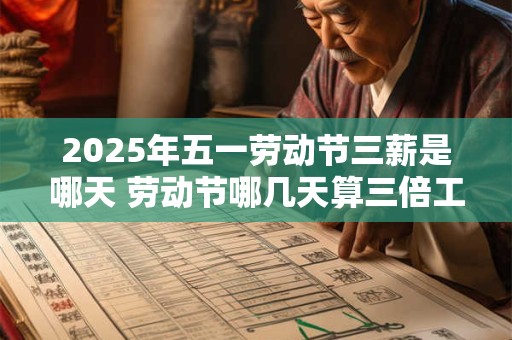 2025年五一劳动节三薪是哪天 劳动节哪几天算三倍工资