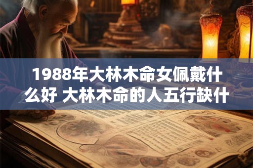 1988年大林木命女佩戴什么好 大林木命的人五行缺什么