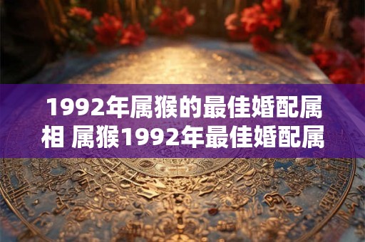 1992年属猴的最佳婚配属相 属猴1992年最佳婚配属相