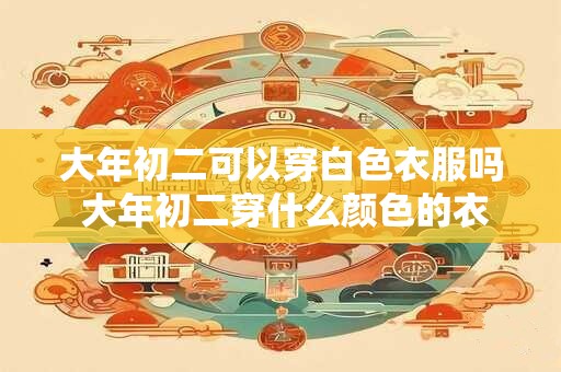 详细阅读:大年初二可以穿白色衣服吗 大年初二穿什么颜色的衣服吉利 大年初二可以穿白色衣服吗 大年初二穿什么颜色的衣服吉利