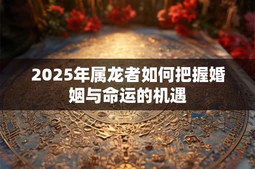 2025年属龙者如何把握婚姻与命运的机遇