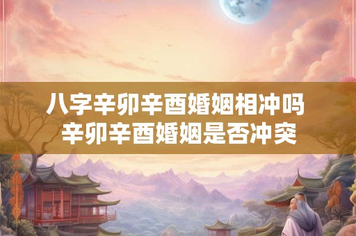 八字辛卯辛酉婚姻相冲吗 辛卯辛酉婚姻是否冲突
