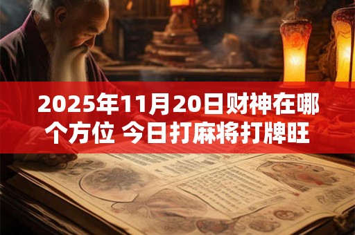 2026年11月20日财神在哪个方位 今日打麻将打牌旺运方位