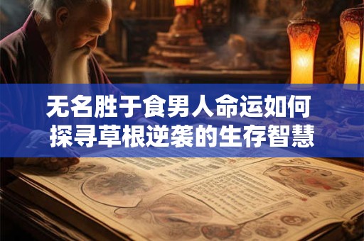 无名胜于食男人命运如何 探寻草根逆袭的生存智慧