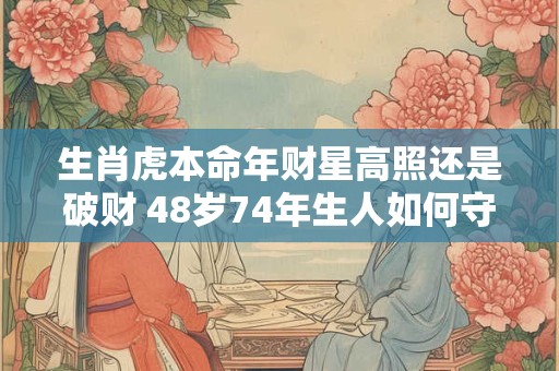 生肖虎本命年财星高照还是破财 48岁74年生人如何守财