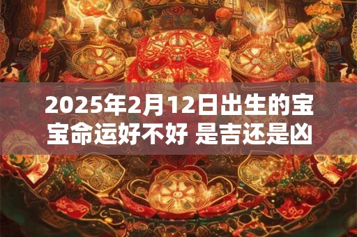 2025年2月12日出生的宝宝命运好不好 是吉还是凶