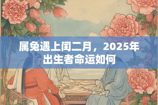属兔遇上闰二月，2025年出生者命运如何