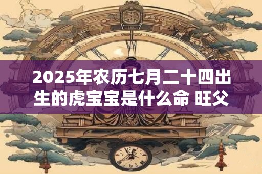 2026年农历七月二十四出生的虎宝宝是什么命 旺父母吗