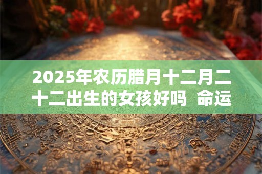 2025年农历腊月十二月二十二出生的女孩好吗  命运解析