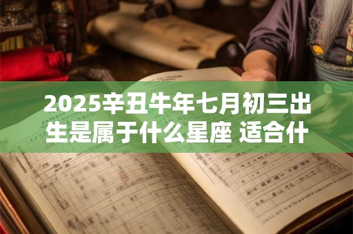 2025辛丑牛年七月初三出生是属于什么星座 适合什么职业