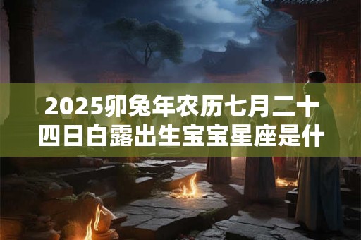 2025卯兔年农历七月二十四日白露出生宝宝星座是什么 2025卯兔年农历七月二十四日白露出生宝宝星座是什么