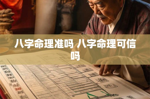 八字命理准吗 八字命理可信吗