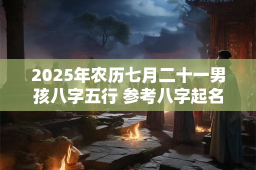 2025年农历七月二十一男孩八字五行 参考八字起名