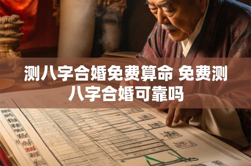 测八字合婚免费算命 免费测八字合婚可靠吗