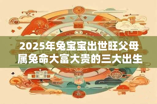 2025年兔宝宝出世旺父母 属兔命大富大贵的三大出生日