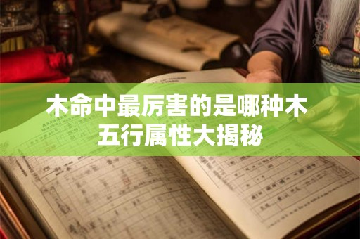 木命中最厉害的是哪种木 五行属性大揭秘