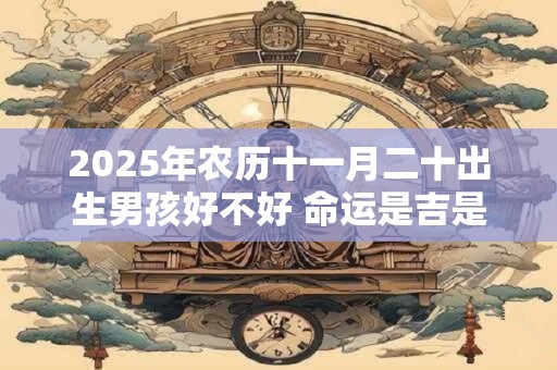 2025年农历十一月二十出生男孩好不好 命运是吉是凶 2025年农历十一月二十出生男孩好不好 命运是吉是凶