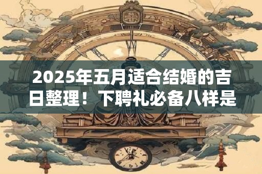 2025年五月适合结婚的吉日整理！下聘礼必备八样是什么
