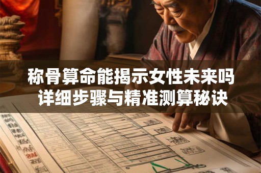 称骨算命能揭示女性未来吗 详细步骤与精准测算秘诀