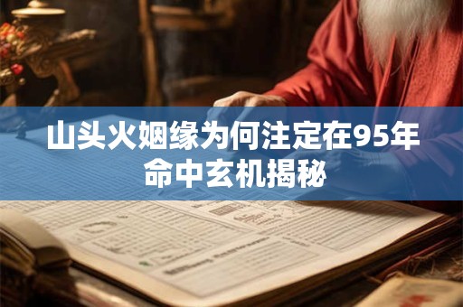 山头火姻缘为何注定在95年 命中玄机揭秘