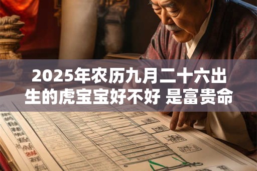 2025年农历九月二十六出生的虎宝宝好不好 是富贵命吗
