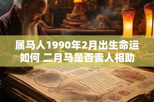 属马人1990年2月出生命运如何 二月马是否贵人相助