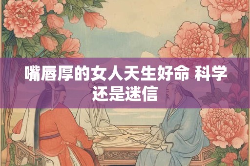 嘴唇厚的女人天生好命 科学还是迷信
