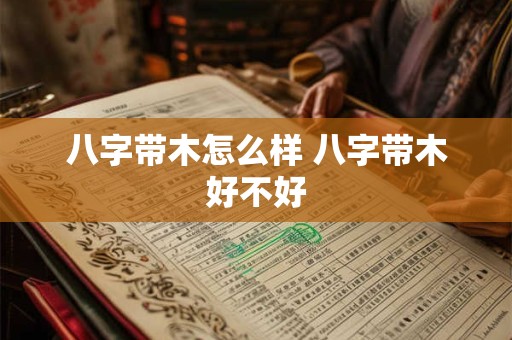 八字带木怎么样 八字带木好不好 八字带木怎么样 八字带木好不好