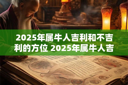 2025年属牛人吉利和不吉利的方位 2025年属牛人吉凶方位