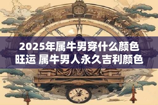 2025年属牛男穿什么颜色旺运 属牛男人永久吉利颜色是什么