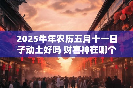 2025牛年农历五月十一日子动土好吗 财喜神在哪个方位
