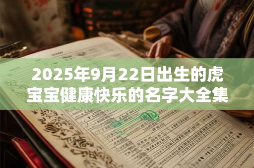 2025年9月22日出生的虎宝宝健康快乐的名字大全集免费版