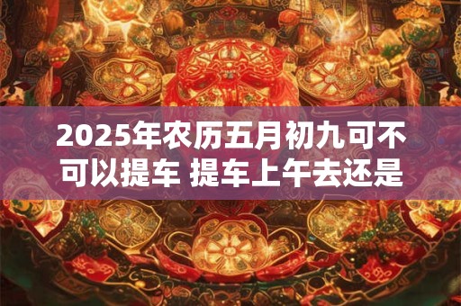 2025年农历五月初九可不可以提车 提车上午去还是下午去好