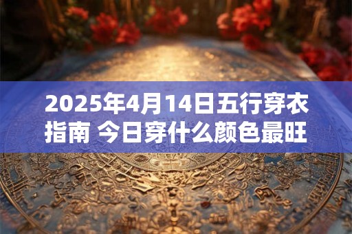 2025年4月14日五行穿衣指南 今日穿什么颜色最旺运