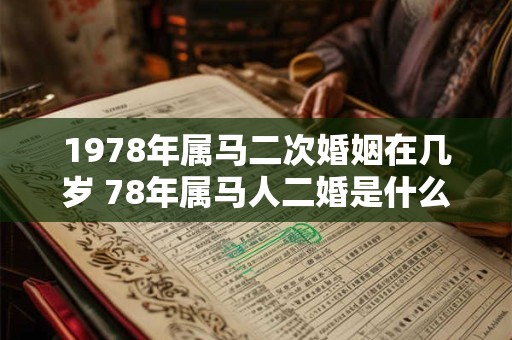 1978年属马二次婚姻在几岁 78年属马人二婚是什么时候
