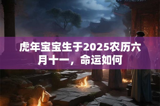 虎年宝宝生于2025农历六月十一，命运如何