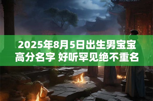 2025年8月5日出生男宝宝高分名字 好听罕见绝不重名的男孩名字